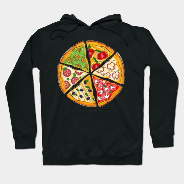 XXL Pizza To Eat Hoodie by Koala's Fog Laboratory